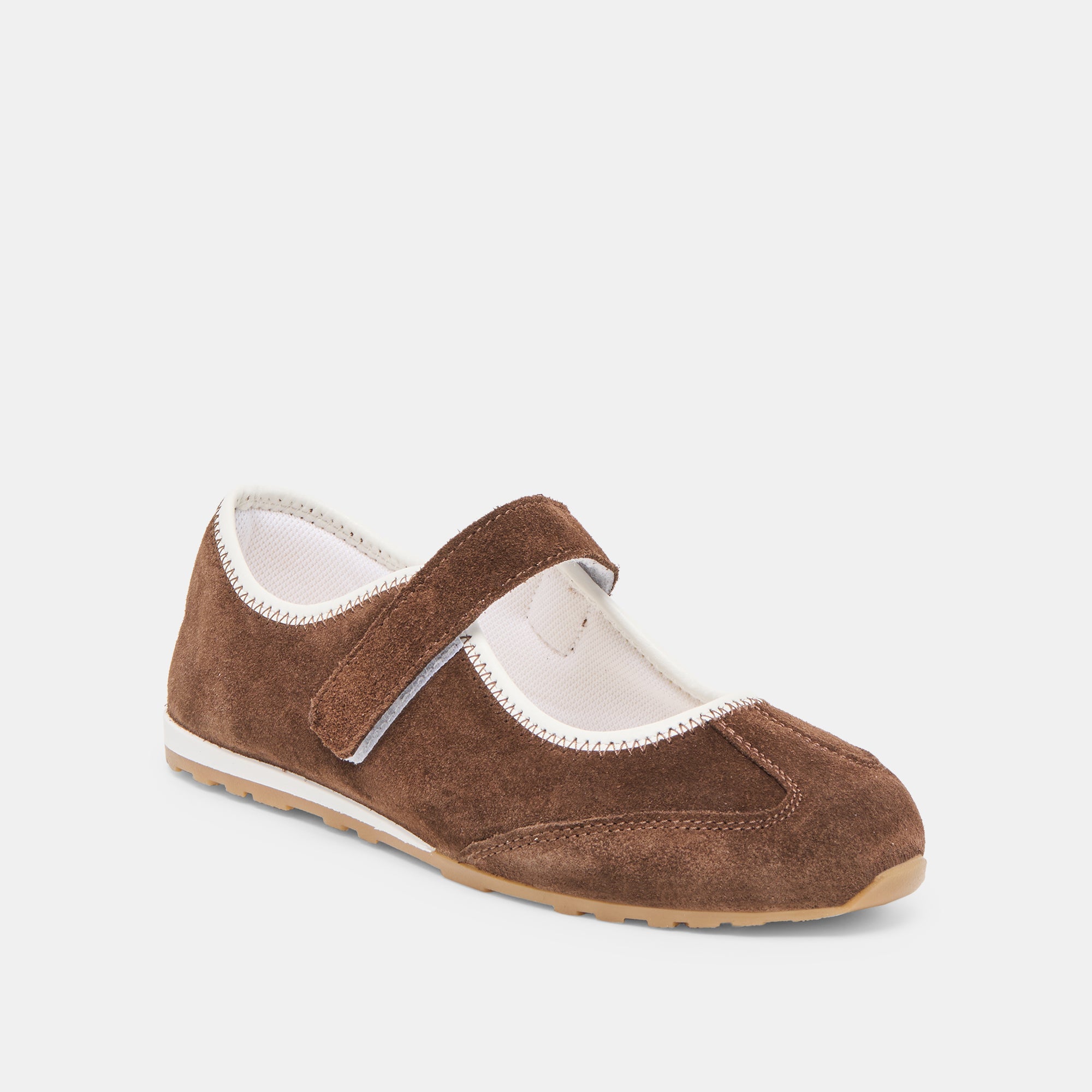 SOFYA SNEAKERS DK BROWN SUEDE - Image 3