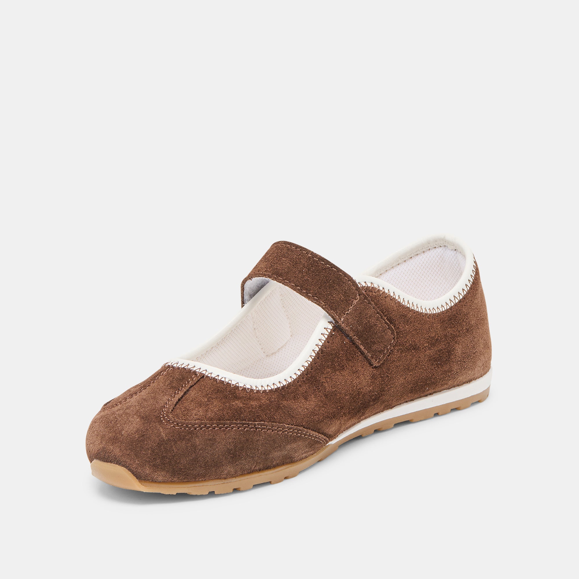 SOFYA SNEAKERS DK BROWN SUEDE - Image 7
