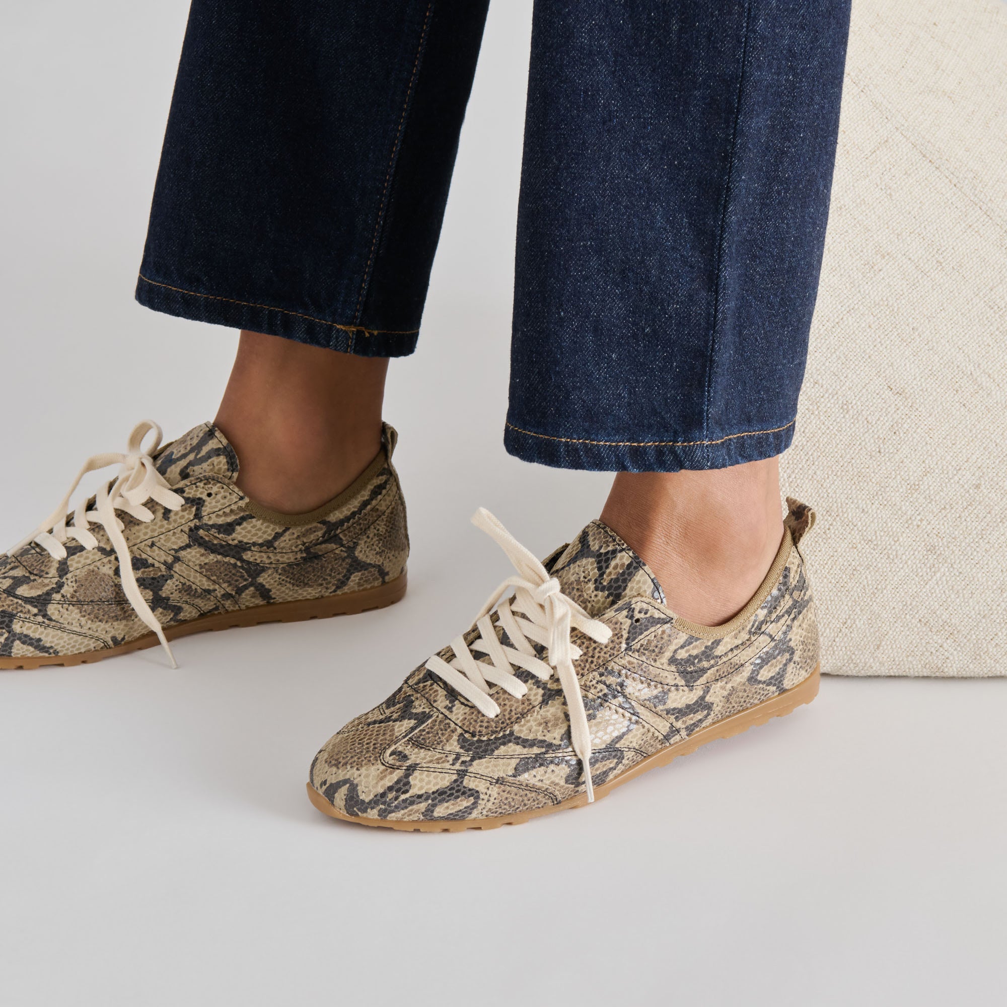 VIPER SNEAKERS SNAKE PRINT EMBOSSED LEATHER - Image 2