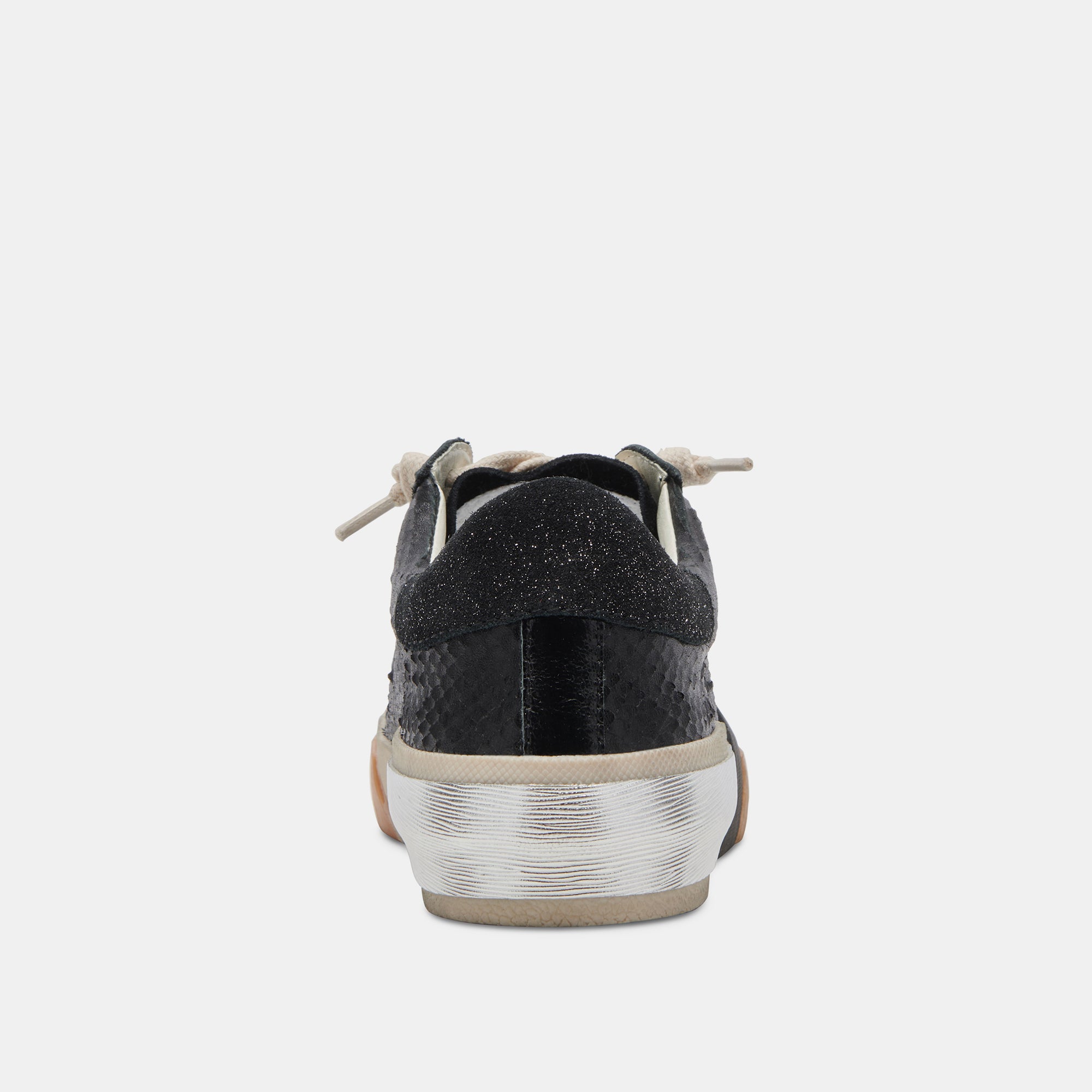 ZINA SNEAKERS ONYX EMBOSSED LEATHER - Image 8