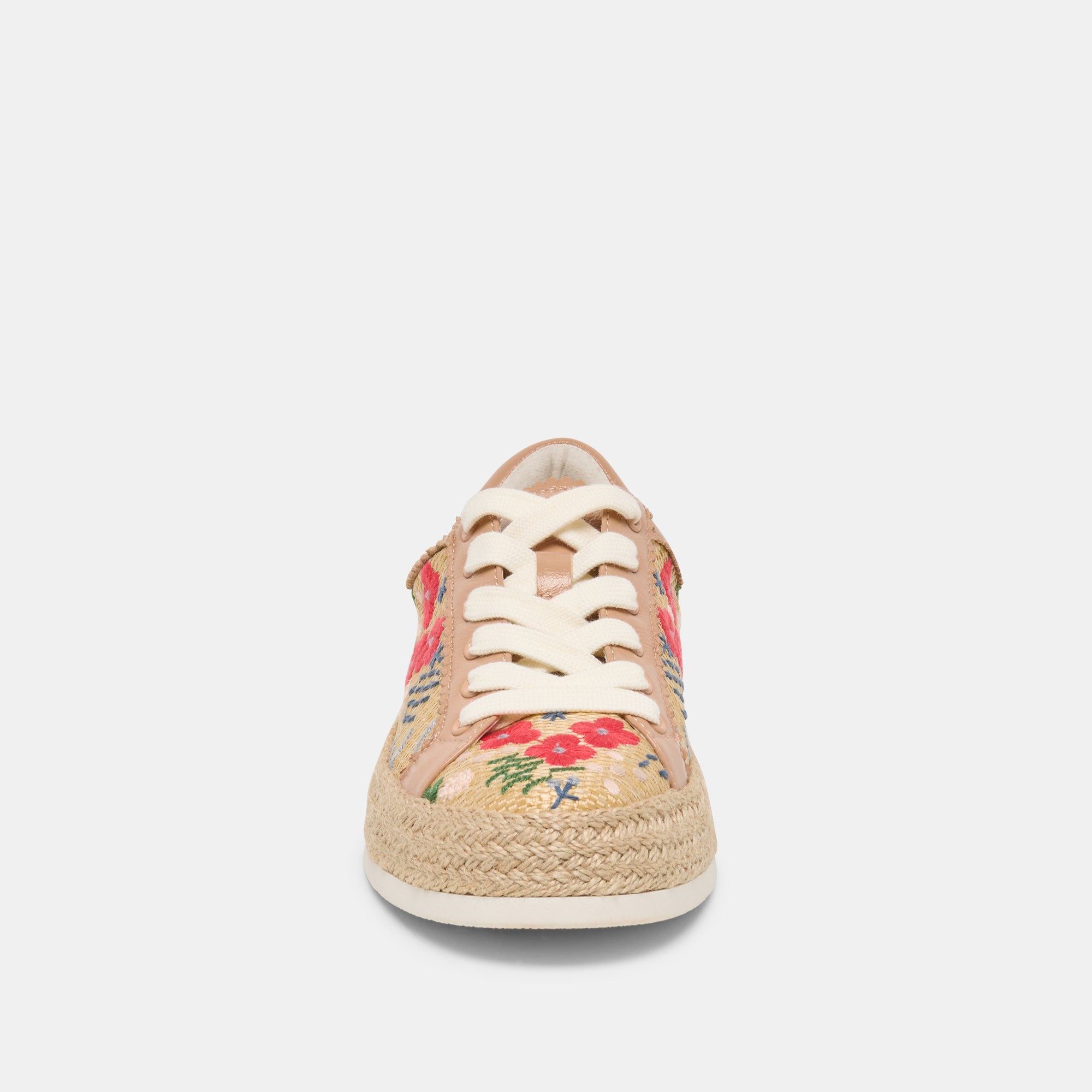 AZALIA SNEAKERS SAND FLORAL RAFFIA - Image 9