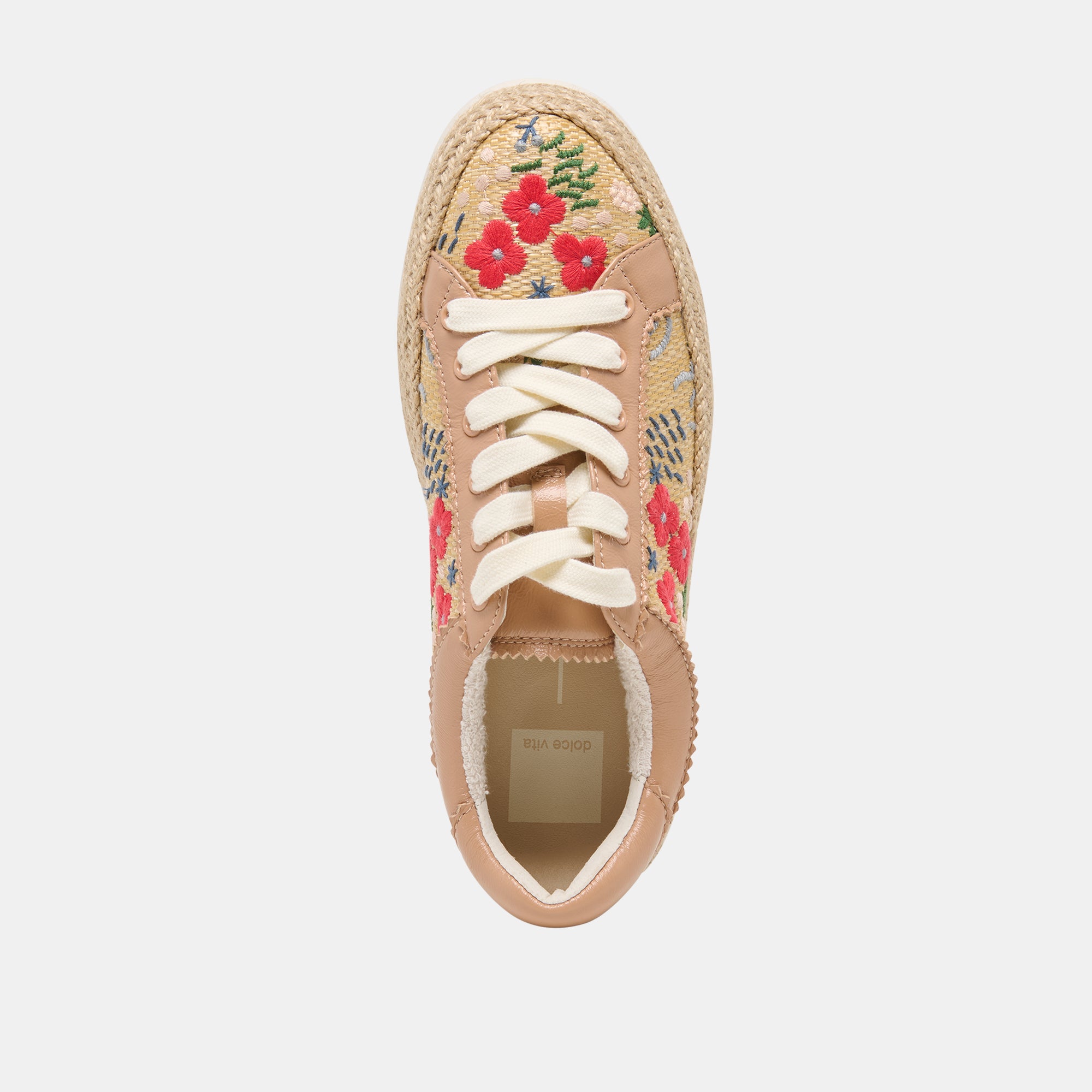 AZALIA SNEAKERS SAND FLORAL RAFFIA - Image 11