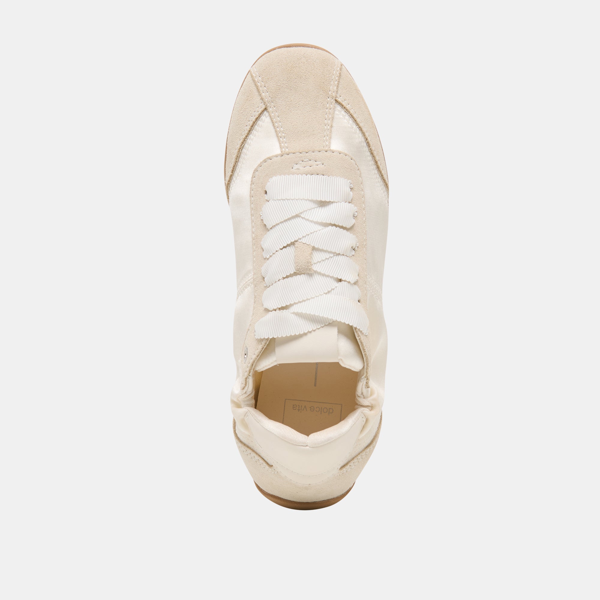 DAKODA SNEAKERS OFF WHITE SATIN - Image 10