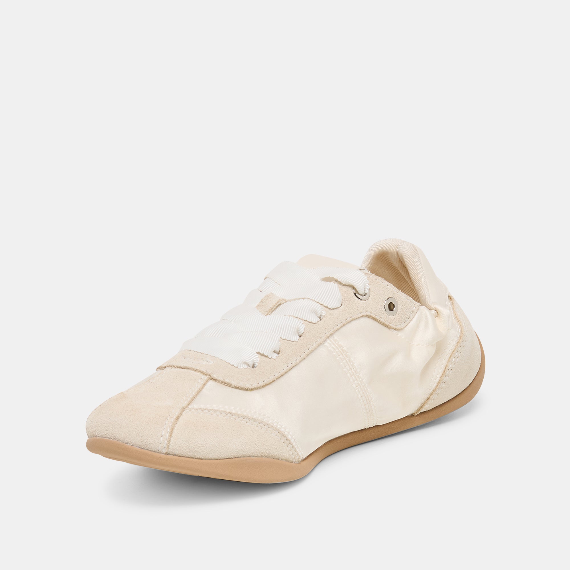 DAKODA SNEAKERS OFF WHITE SATIN - Image 6