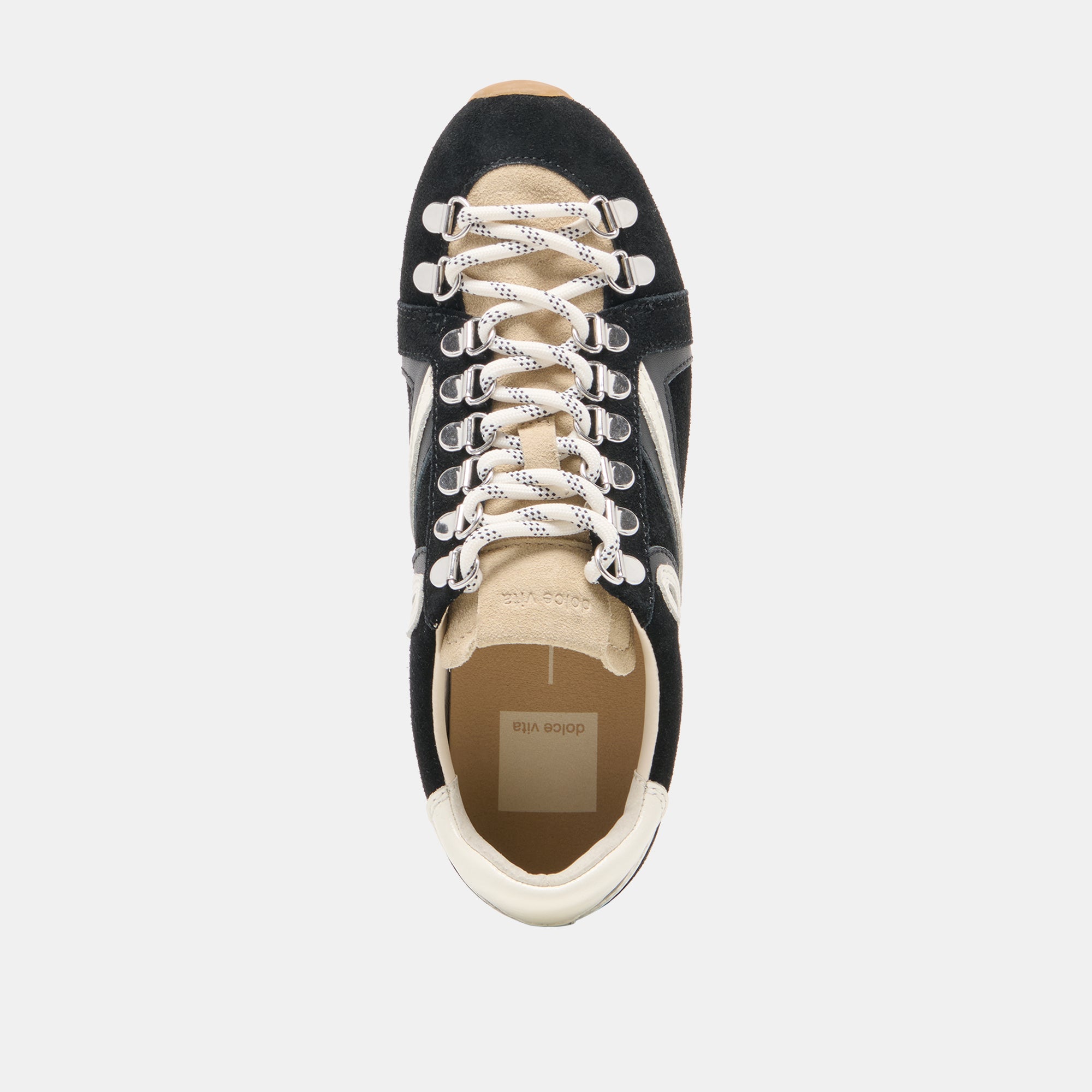 DEACON SNEAKERS BLACK WHITE SUEDE - Image 8