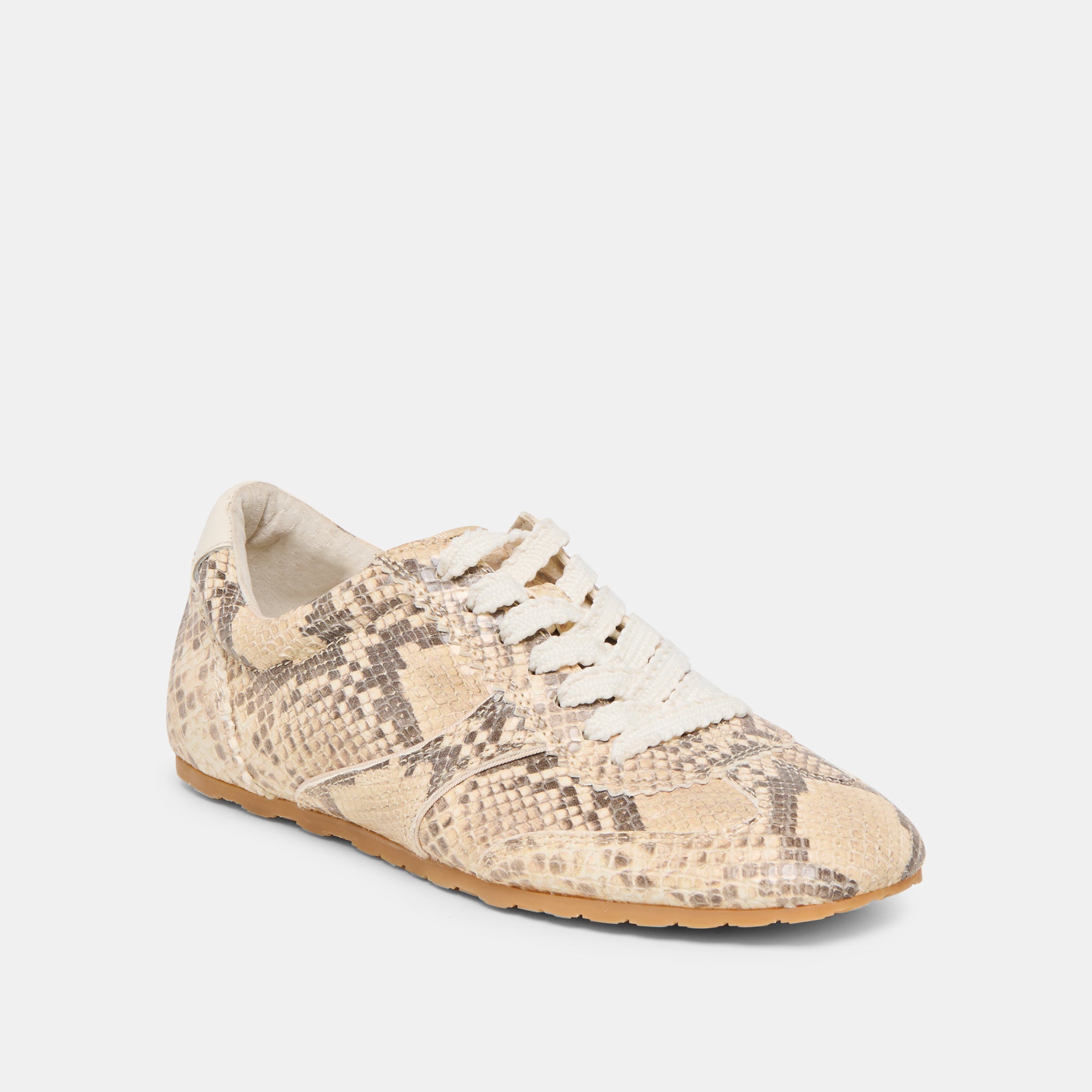 DORIE SNEAKERS NATURAL SNAKE EMBOSSED LEATHER - Image 2
