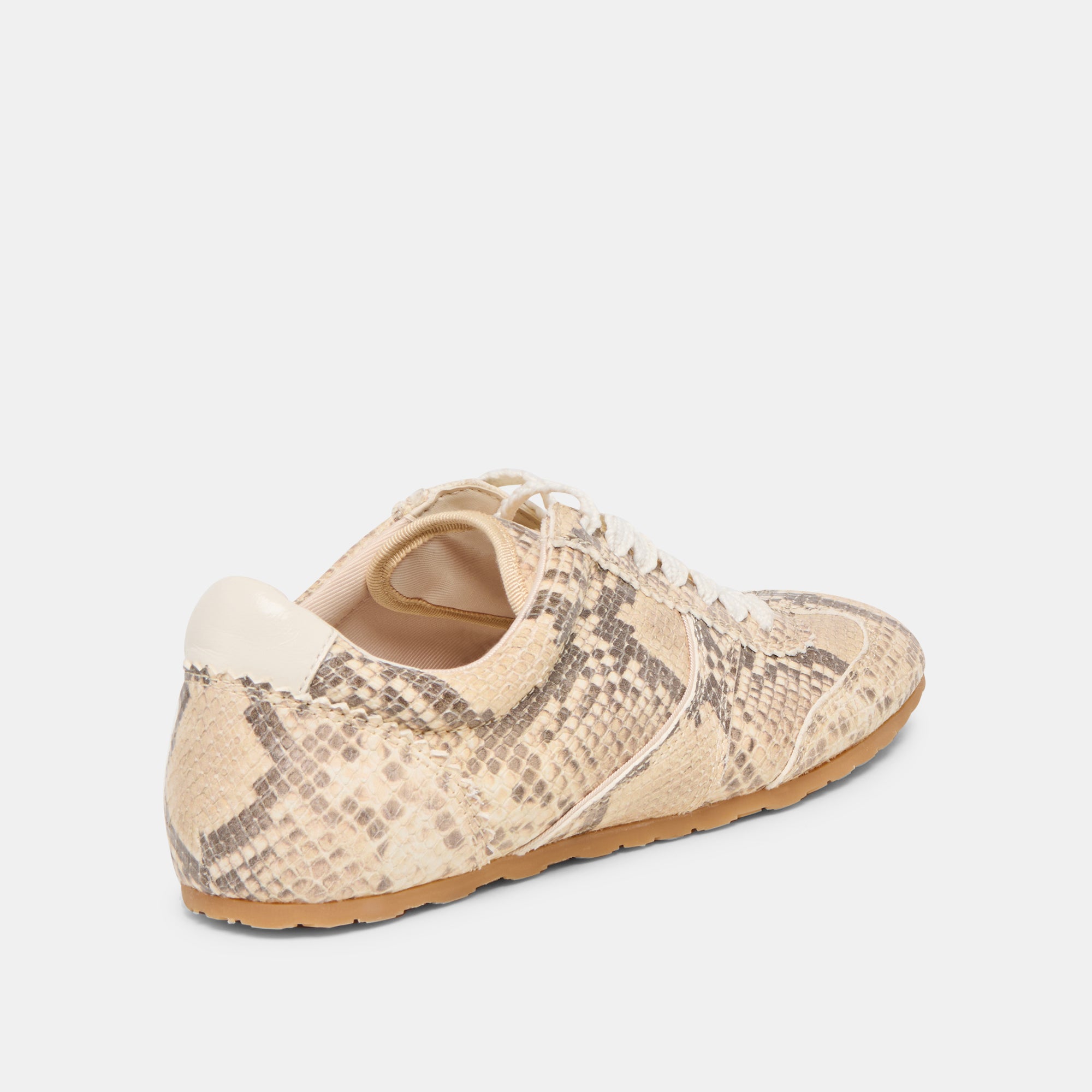 DORIE SNEAKERS NATURAL SNAKE EMBOSSED LEATHER - Image 3