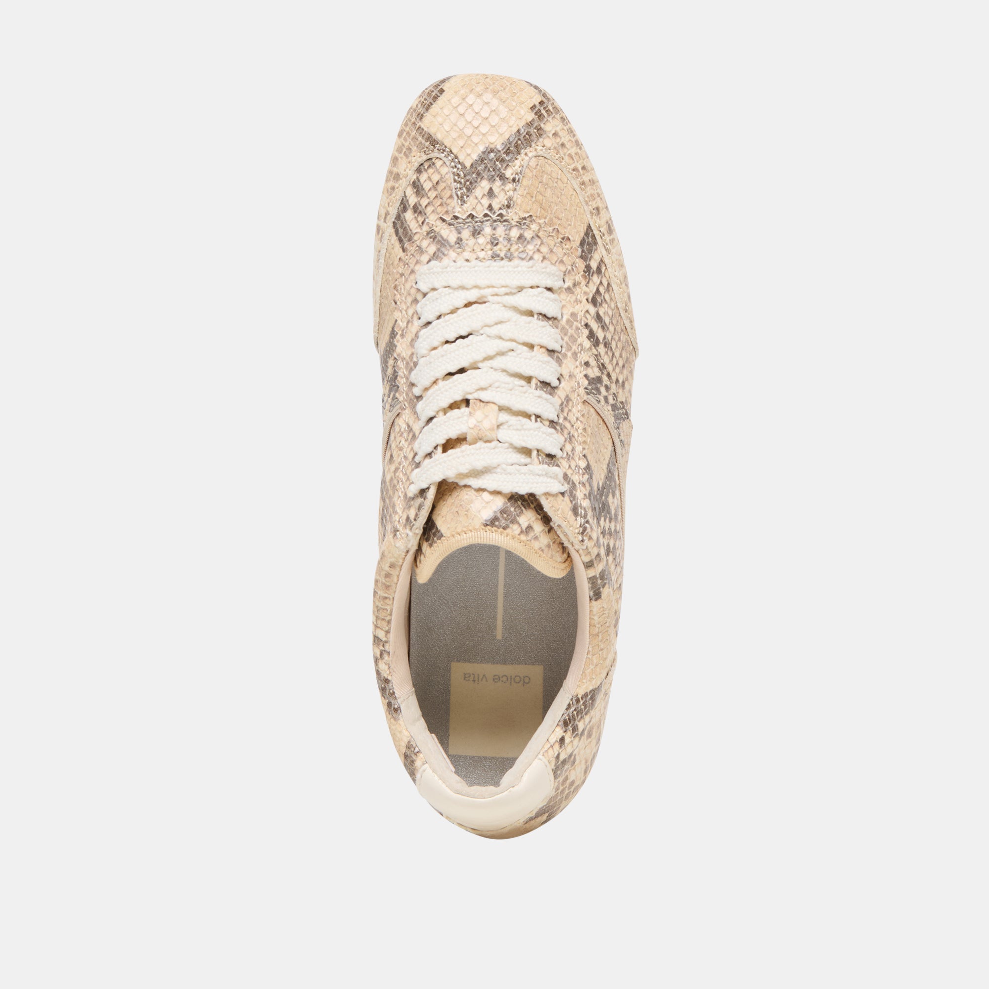 DORIE SNEAKERS NATURAL SNAKE EMBOSSED LEATHER - Image 8