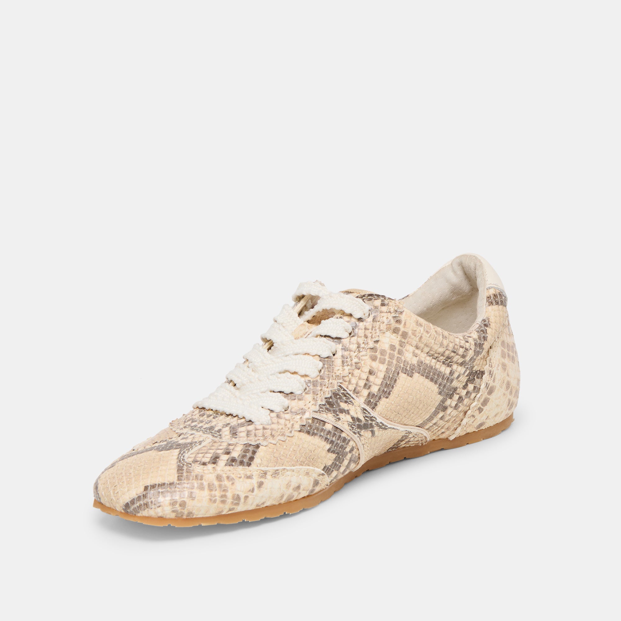 DORIE SNEAKERS NATURAL SNAKE EMBOSSED LEATHER - Image 4