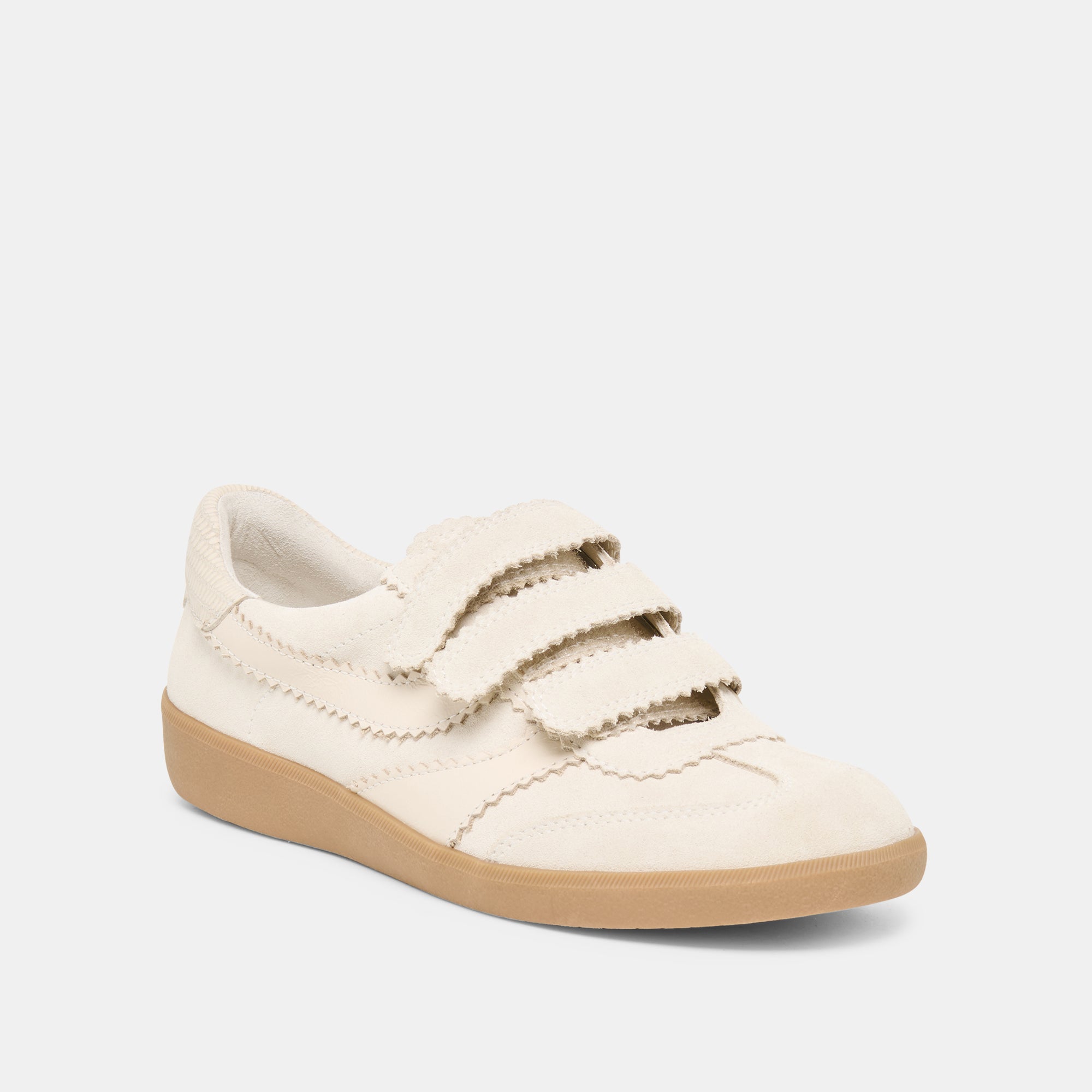 MERIT VELCRO SNEAKERS IVORY LEATHER - Image 3