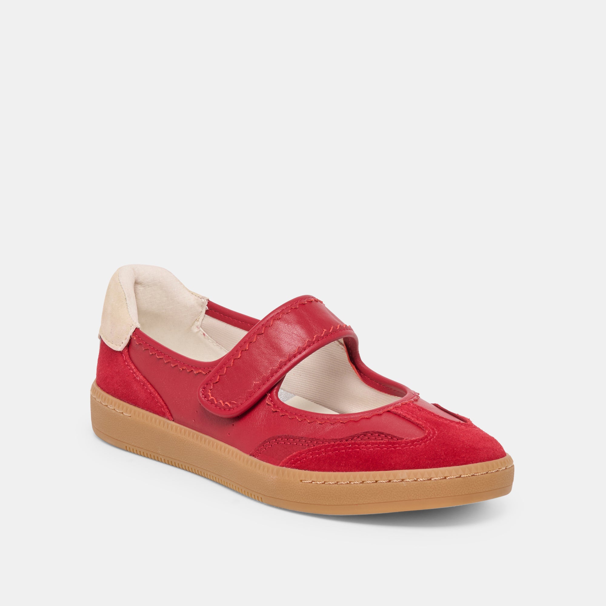 NANET SNEAKERS CRIMSON LEATHER - Image 3