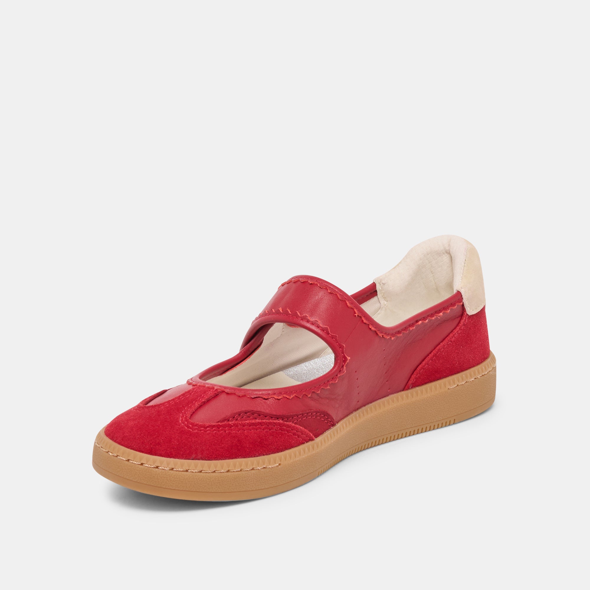 NANET SNEAKERS CRIMSON LEATHER - Image 5