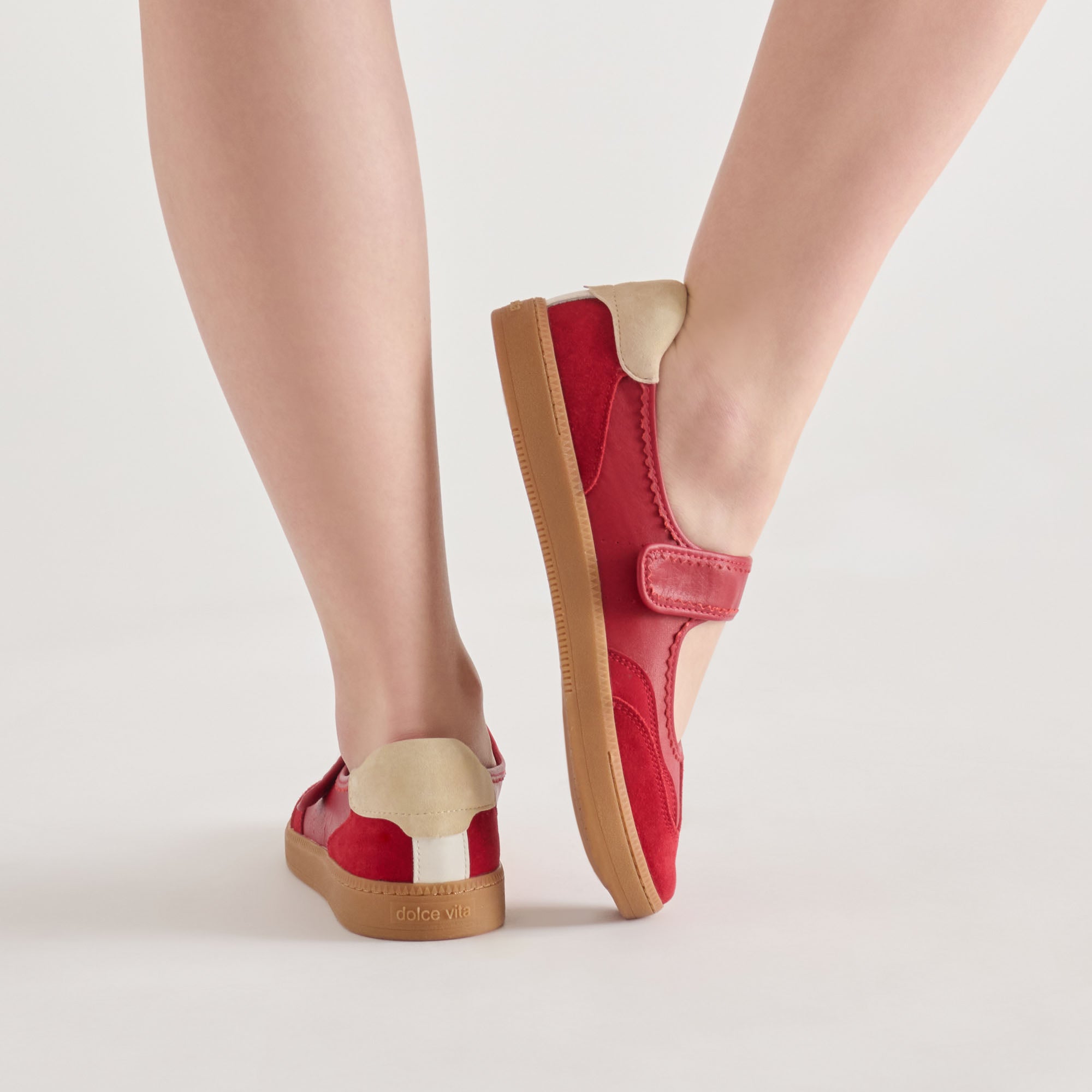 NANET SNEAKERS CRIMSON LEATHER - Image 2