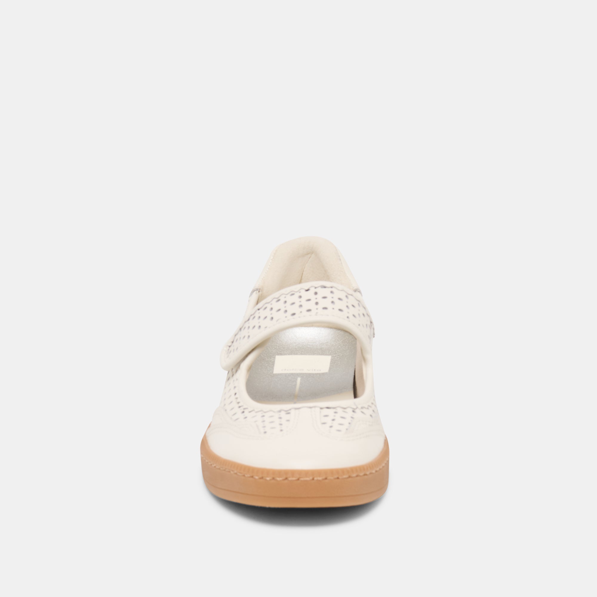 NANET SNEAKERS WHITE PERFORATED LEATHER - Image 8