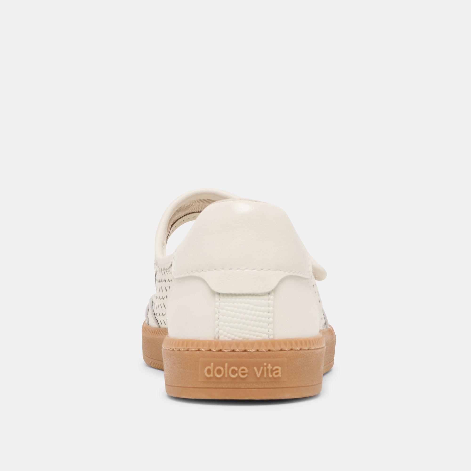 NANET SNEAKERS WHITE PERFORATED LEATHER - Image 9