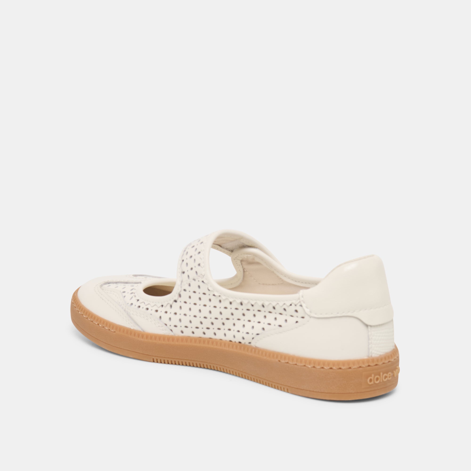 NANET SNEAKERS WHITE PERFORATED LEATHER - Image 7