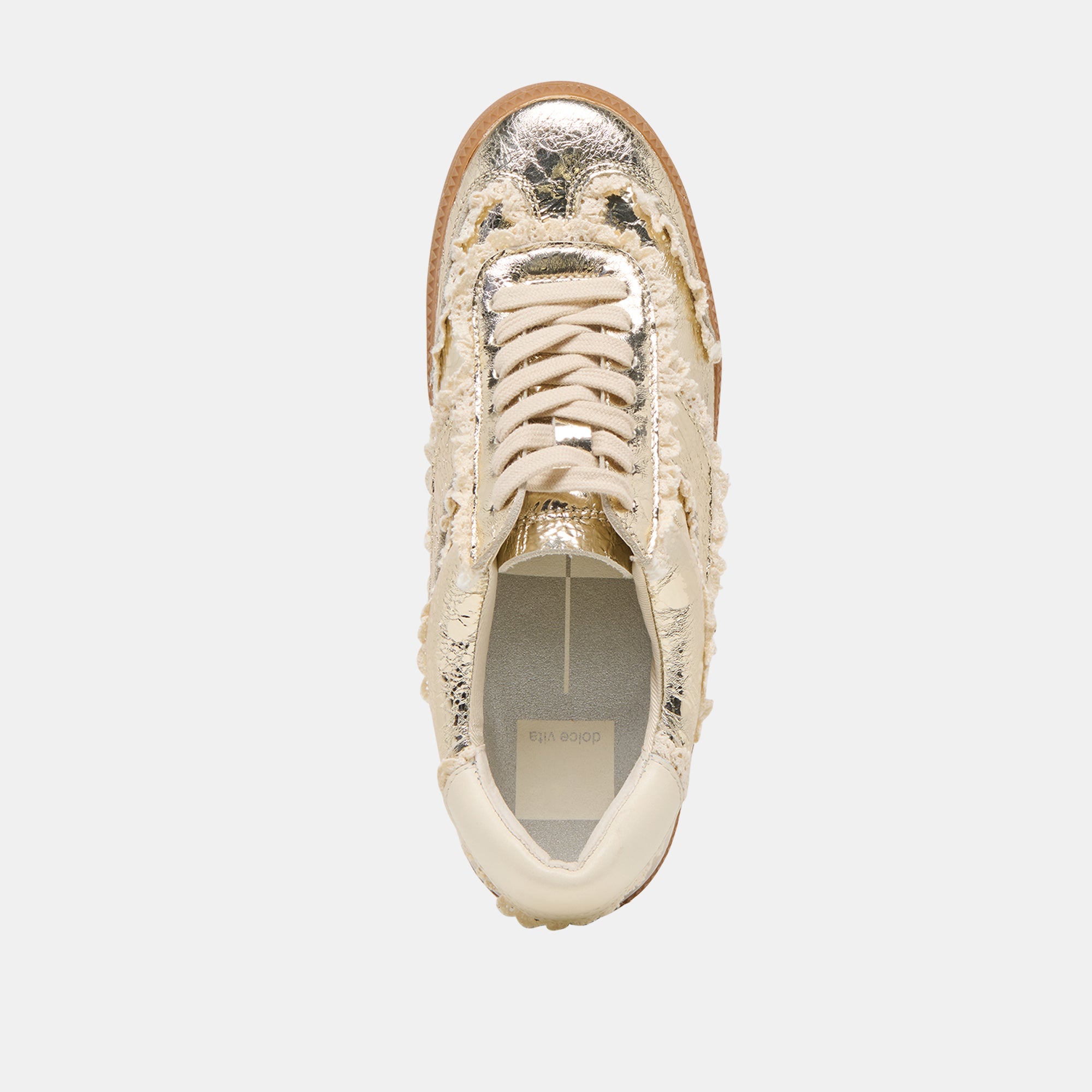 NOTICE LACE SNEAKERS PLATINUM DISTRESSED LEATHER - Image 9