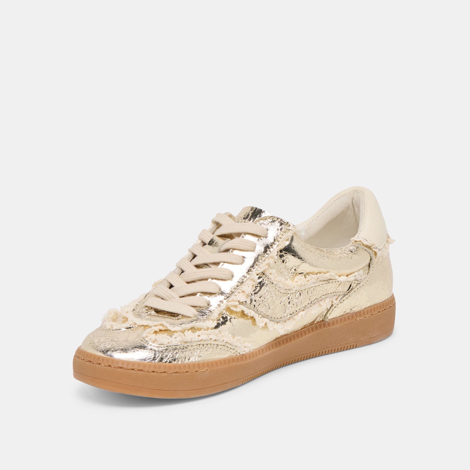 NOTICE LACE SNEAKERS PLATINUM DISTRESSED LEATHER - Image 5