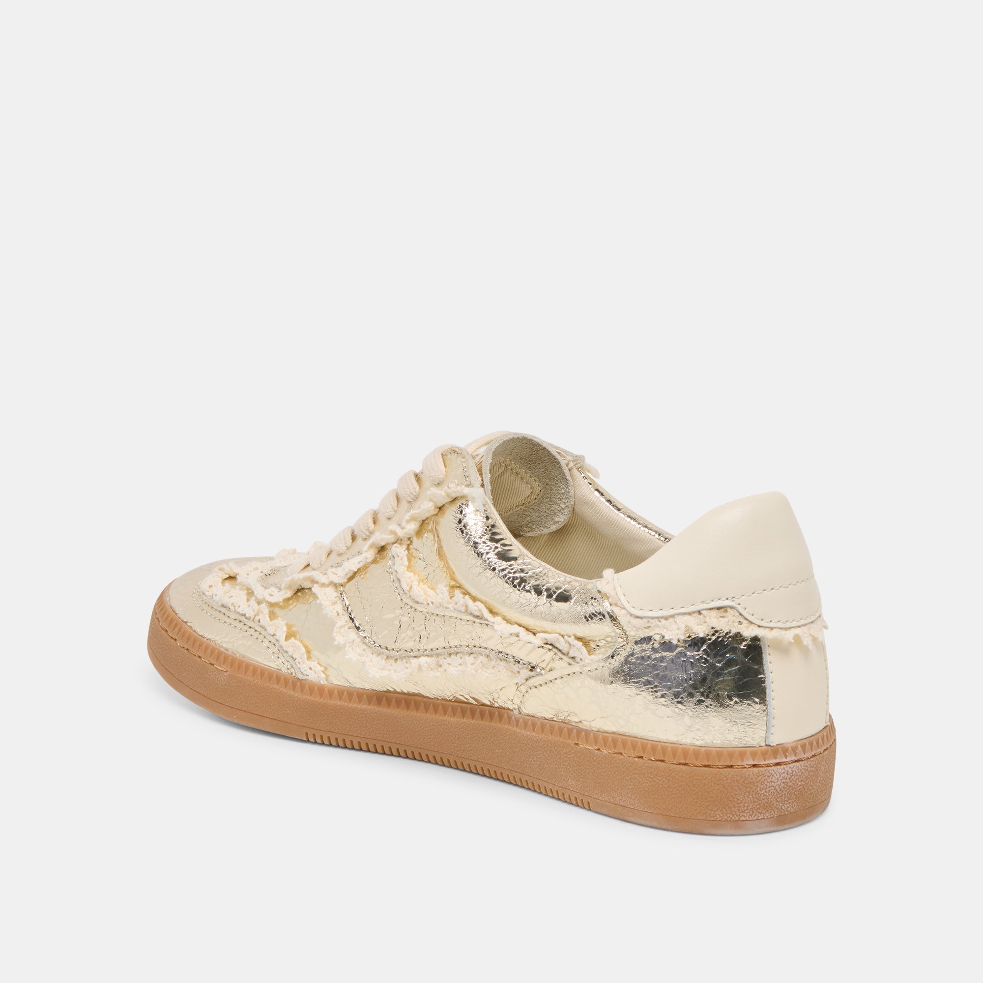 NOTICE LACE SNEAKERS PLATINUM DISTRESSED LEATHER - Image 6