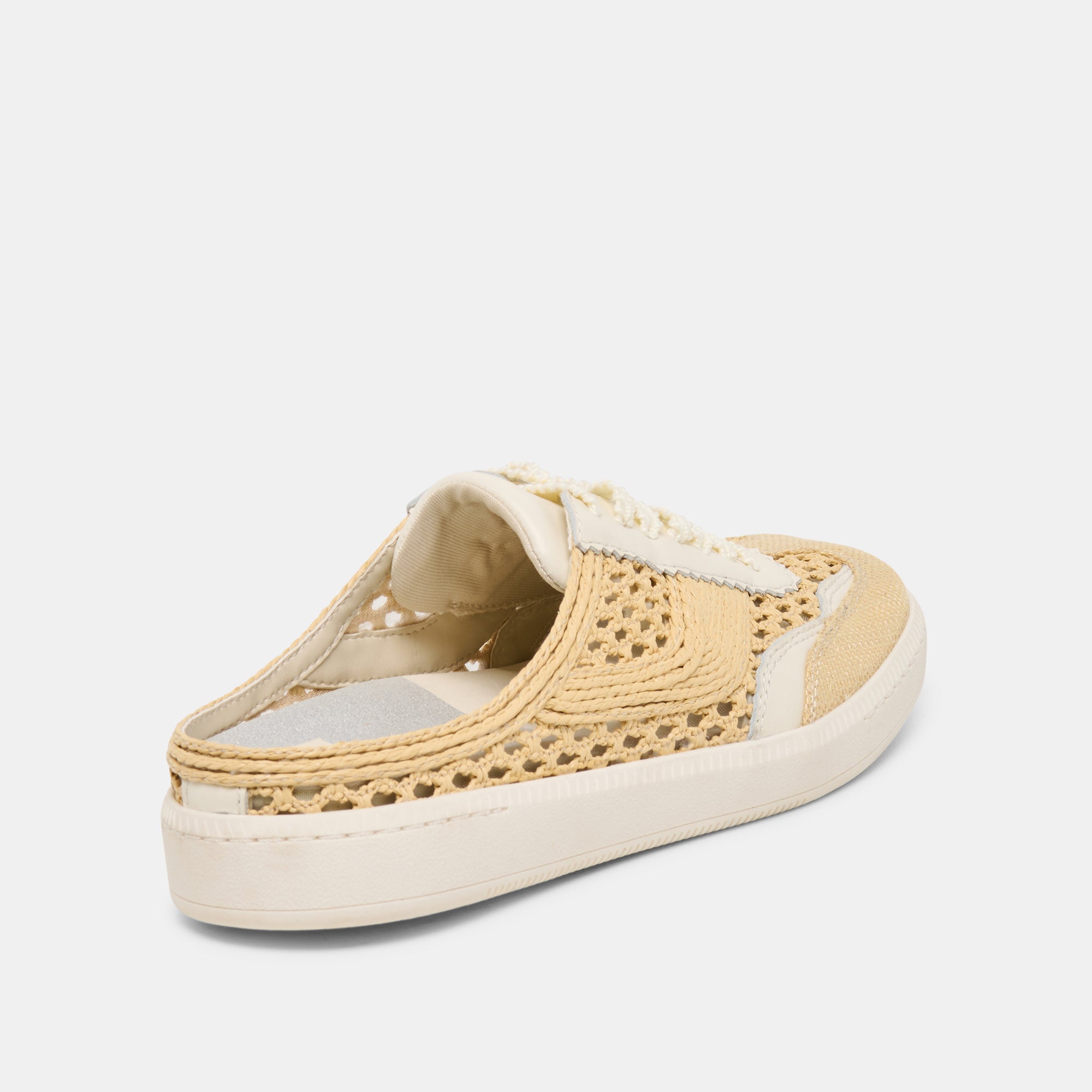 NOTICE SLIDE WOVEN SNEAKERS LT NATURAL WOVEN RAFFIA - Image 3