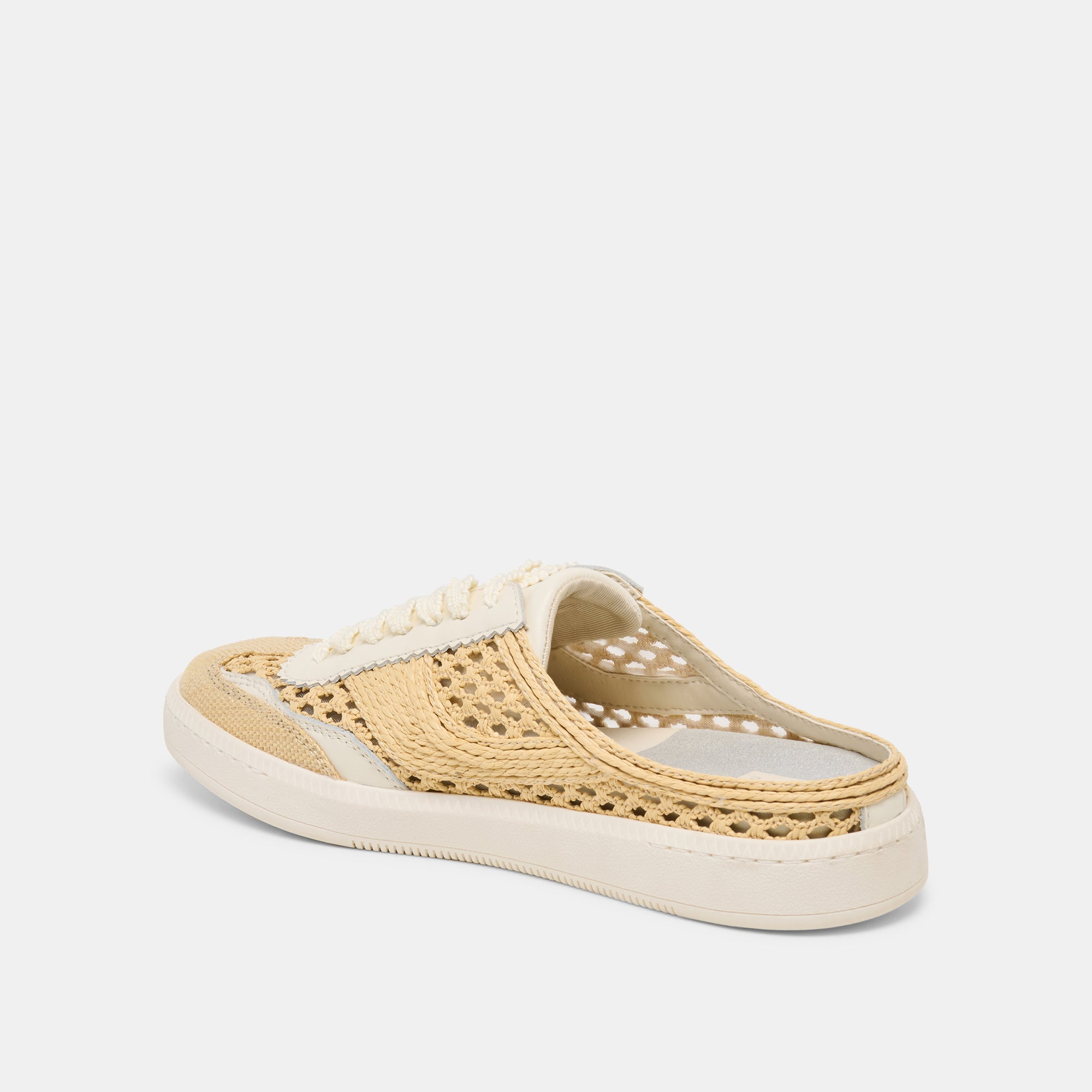 NOTICE SLIDE WOVEN SNEAKERS LT NATURAL WOVEN RAFFIA - Image 5