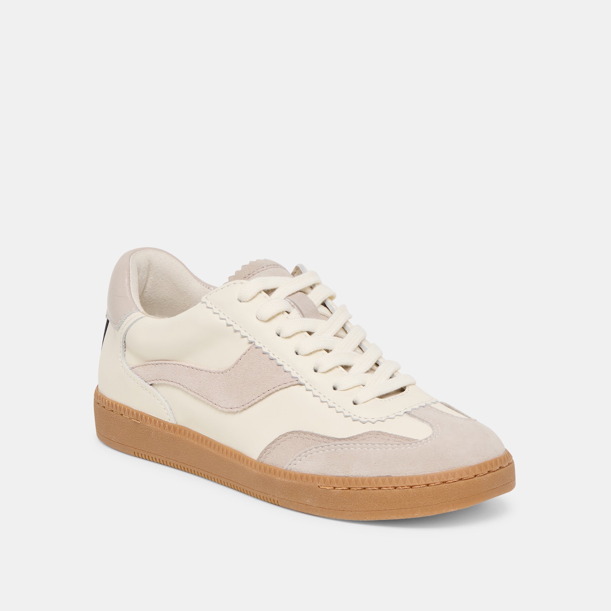 NOTICE SNEAKERS GREY WHITE LEATHER - Image 3