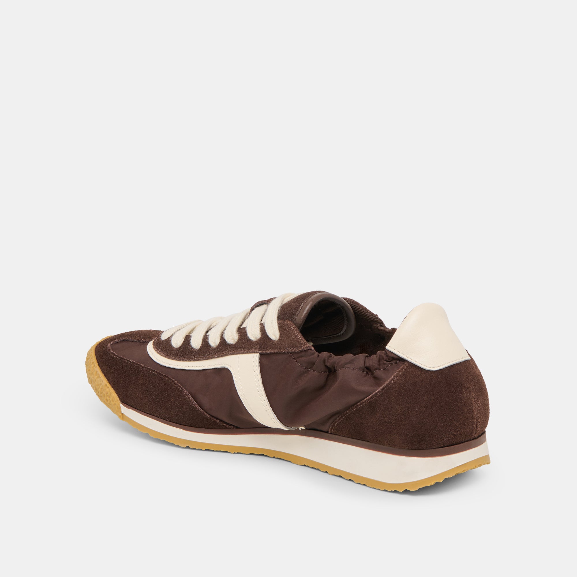 SARIYA SNEAKERS DK BROWN NYLON - Image 8