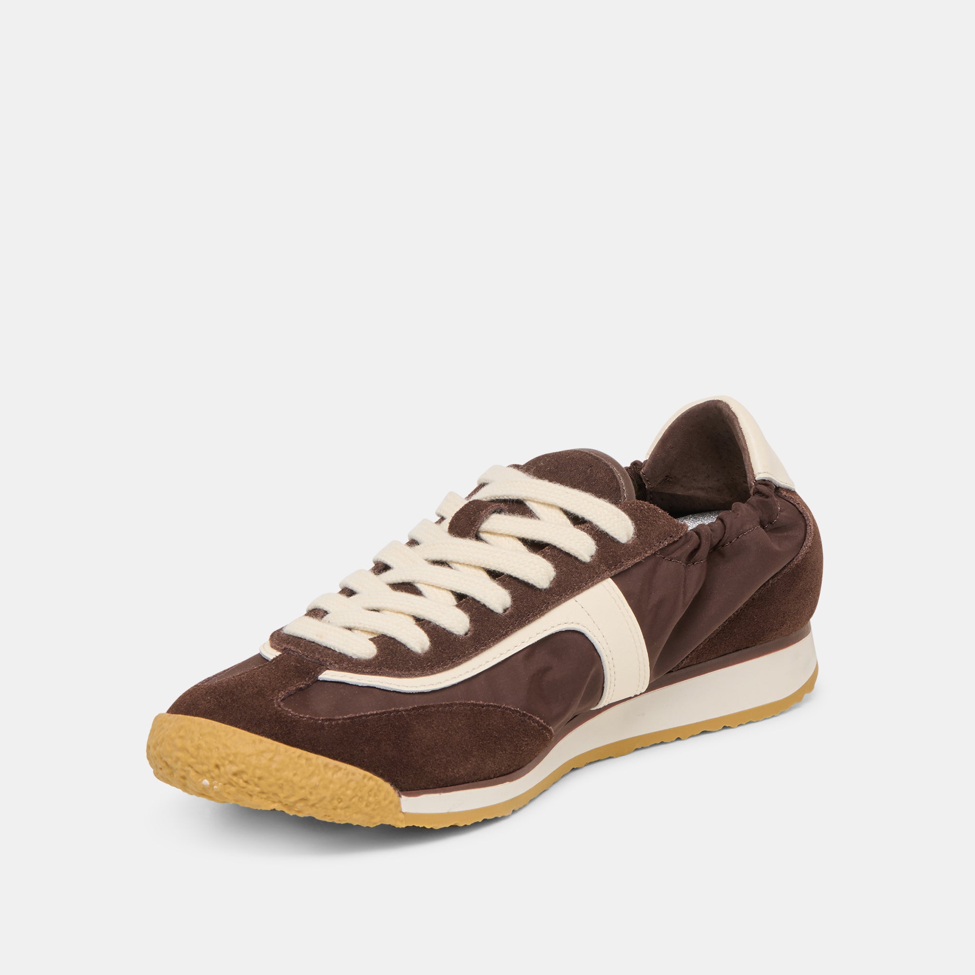 SARIYA SNEAKERS DK BROWN NYLON - Image 5