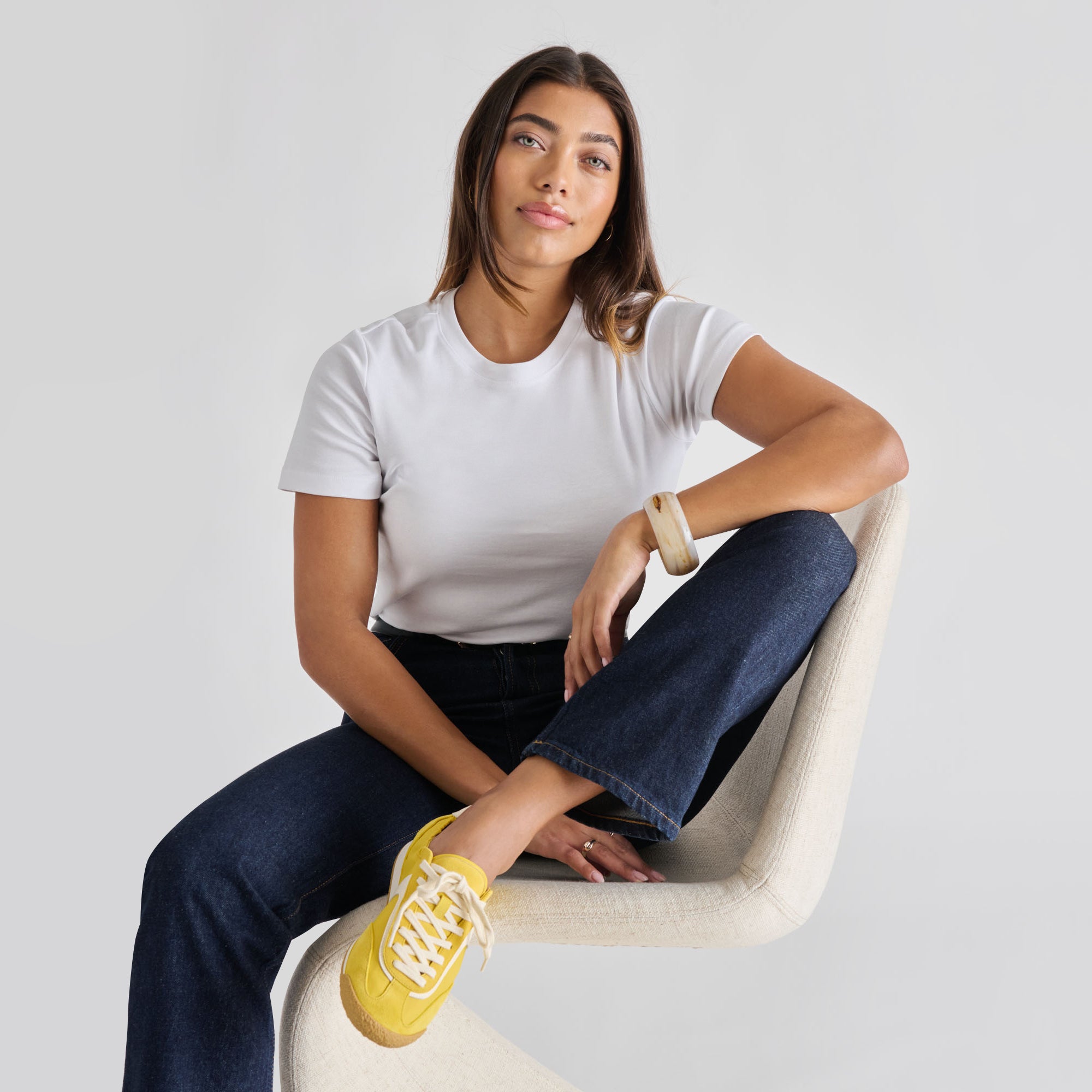 SARIYA SNEAKERS YELLOW NYLON - Image 4