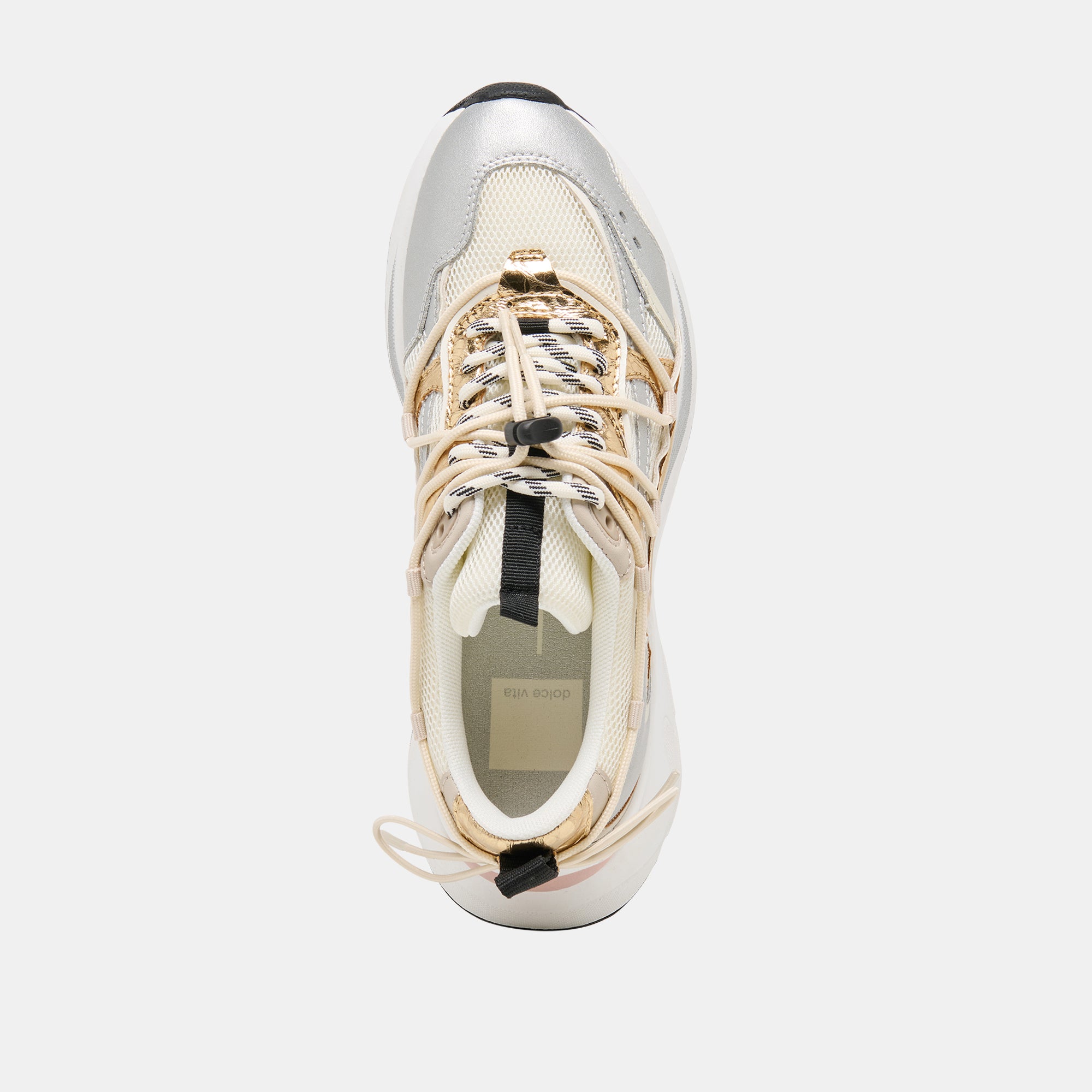 SELMAR SNEAKERS SILVER GOLD LEATHER - Image 8