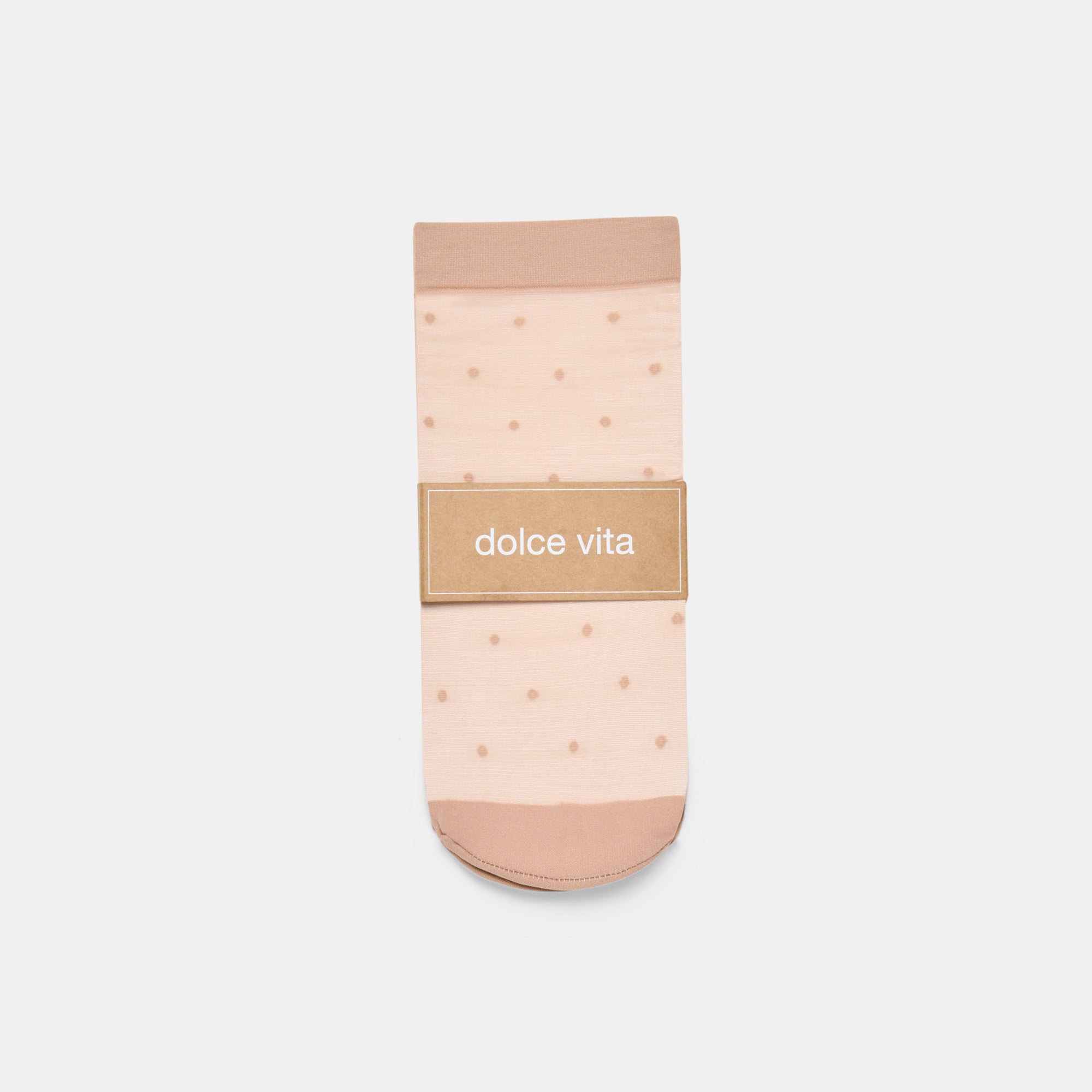 3 PACK DITSY DOT SHEER ANKLET SOCKS BLUSH - Image 2