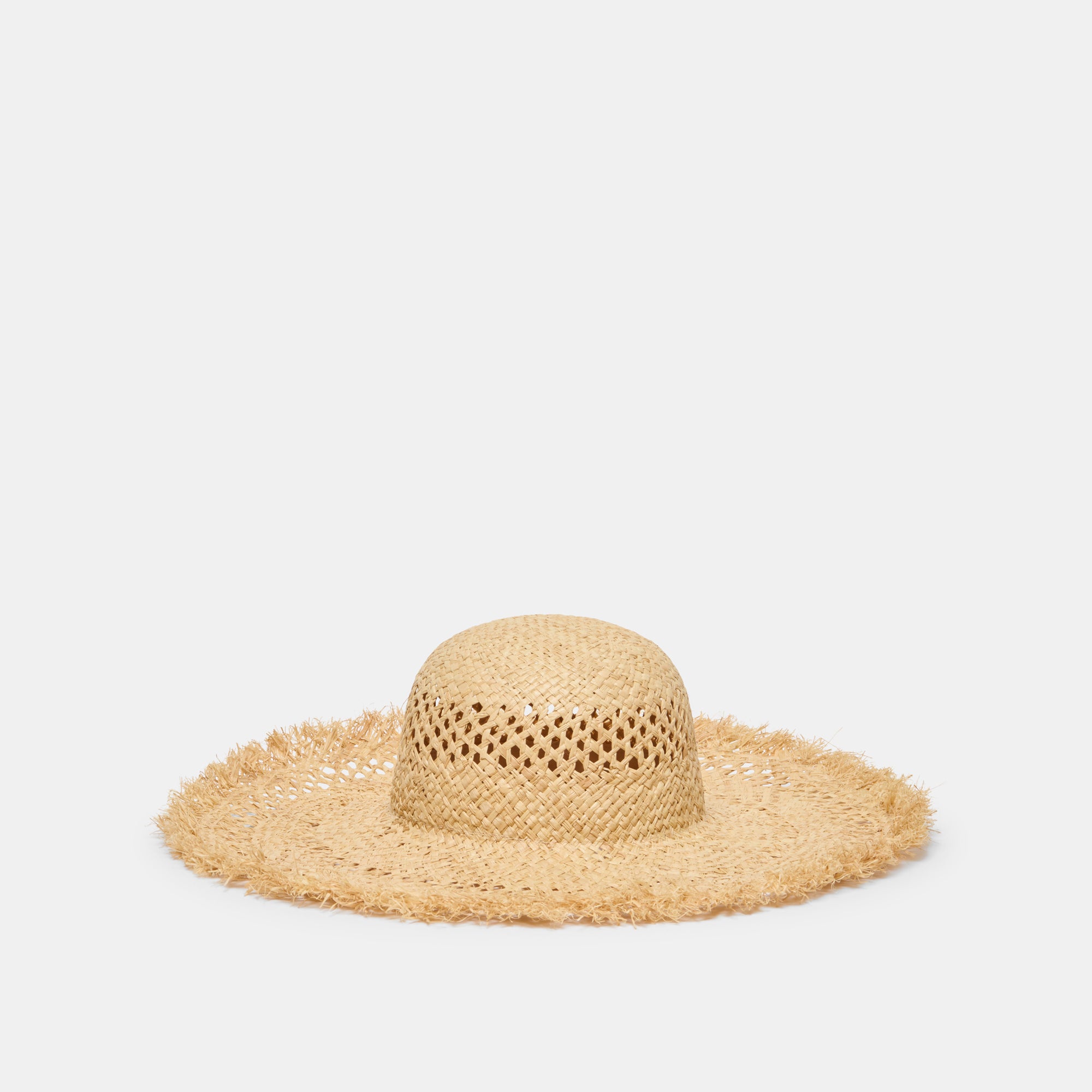 OPEN WEAVE SUNHAT TAN