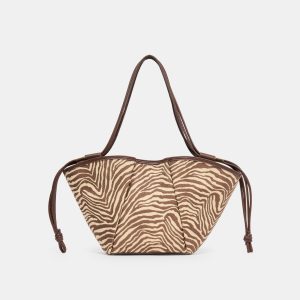 MARO TOTE ZEBRA CANVAS