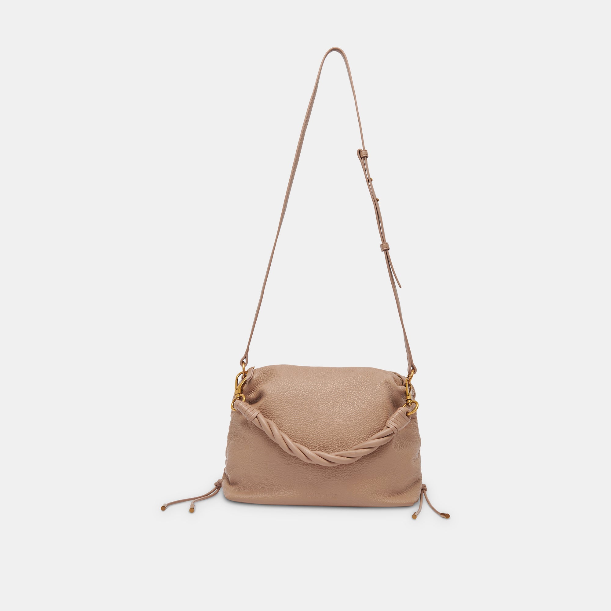 PRESTON SHOULDER/CROSSBODY CAFE SOFT PEBBLE LEATHER - Image 2