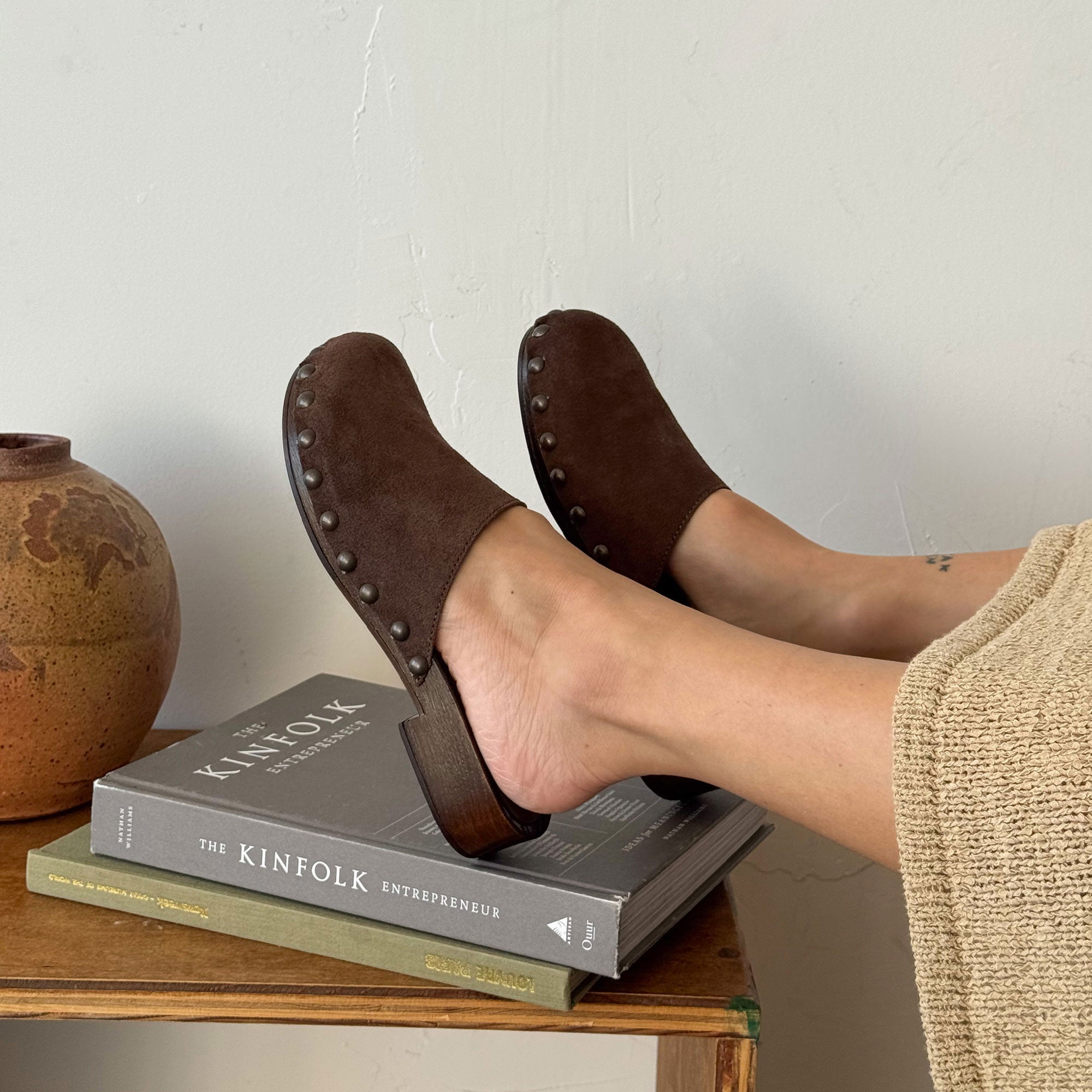 ALANIS FLATS BROWN SUEDE - Image 4