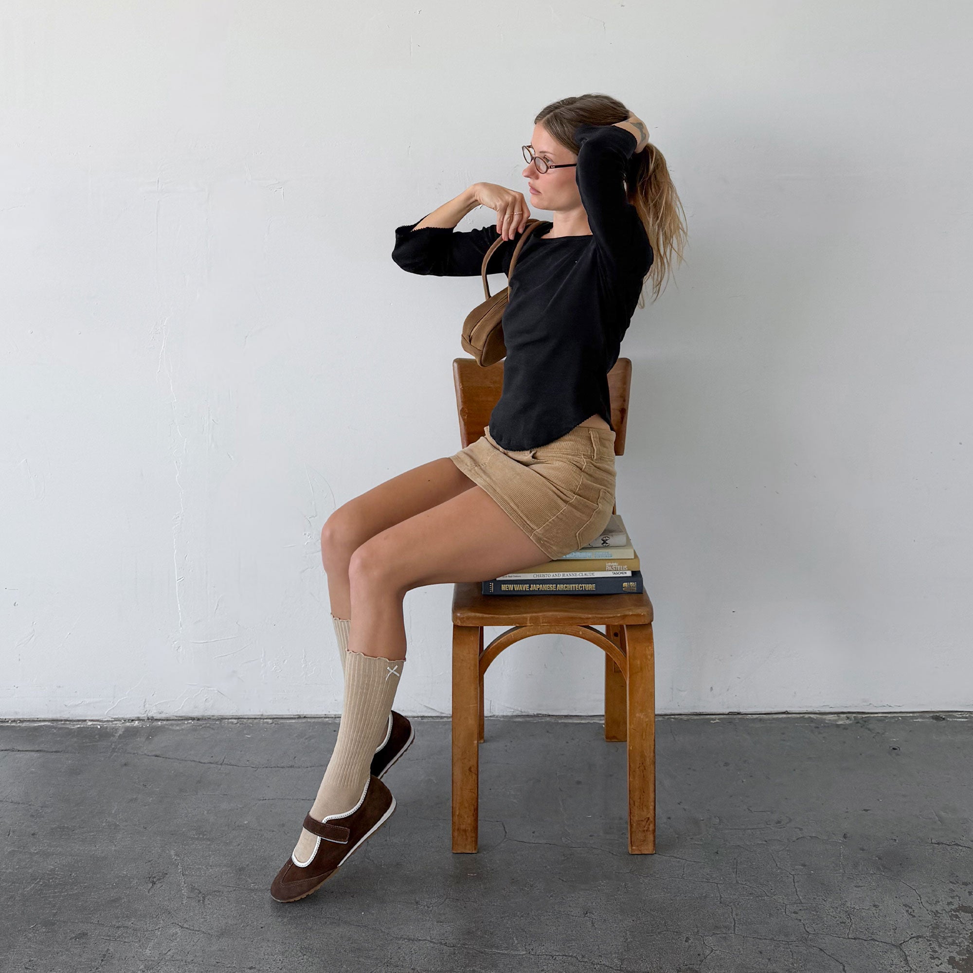 SOFYA SNEAKERS DK BROWN SUEDE - Image 2