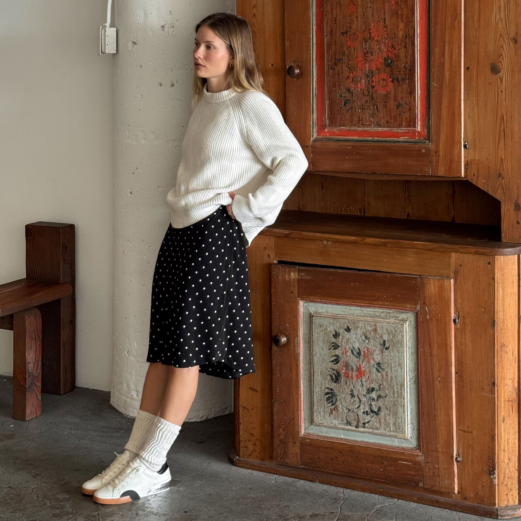 ZINA SNEAKERS WHITE BLACK LEATHER - Image 4