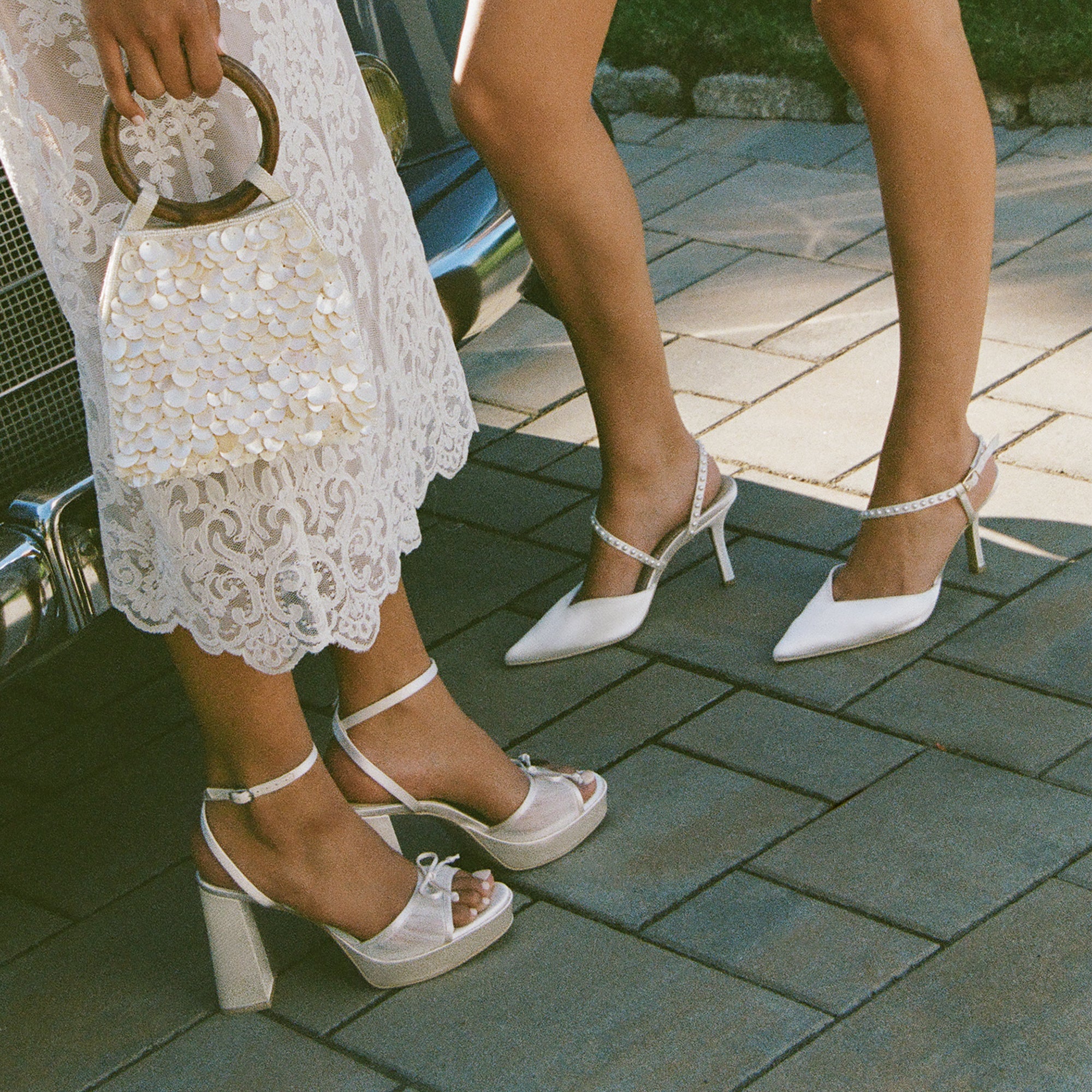 PANDOR HEELS WHITE TULLE - Image 6